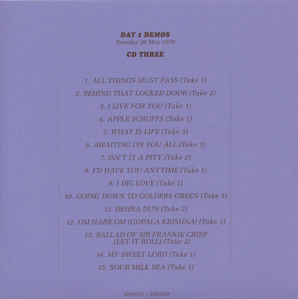 George Harrison - All Things Must Pass (50th Anniversary) (CD BOX SET) | Near Mint (NM) Near Mint (NM)--