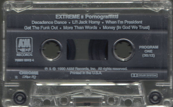 Extreme (2) - Extreme II: Pornograffitti *CASSETTE* | Near Mint (NM) Near Mint (NM)--