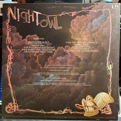 Gerry Rafferty - Night Owl (VINYL) | Near Mint (NM or M-) Excellent+ (EX+)--