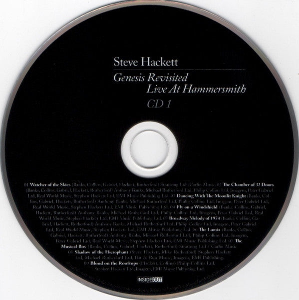 Steve Hackett - Genesis Revisited: Live At Hammersmith (3xCD / 2xDVD) | Near Mint (NM) Near Mint (NM)--