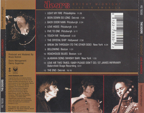The Doors - Bright Midnight: Live In America (CD) | Mint (M) Mint (M)-