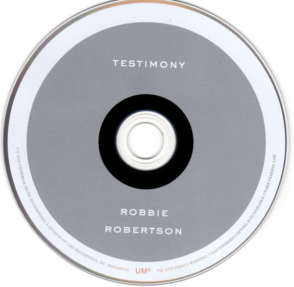 Robbie Robertson - Testimony (CD) | Near Mint (NM) Near Mint (NM)-