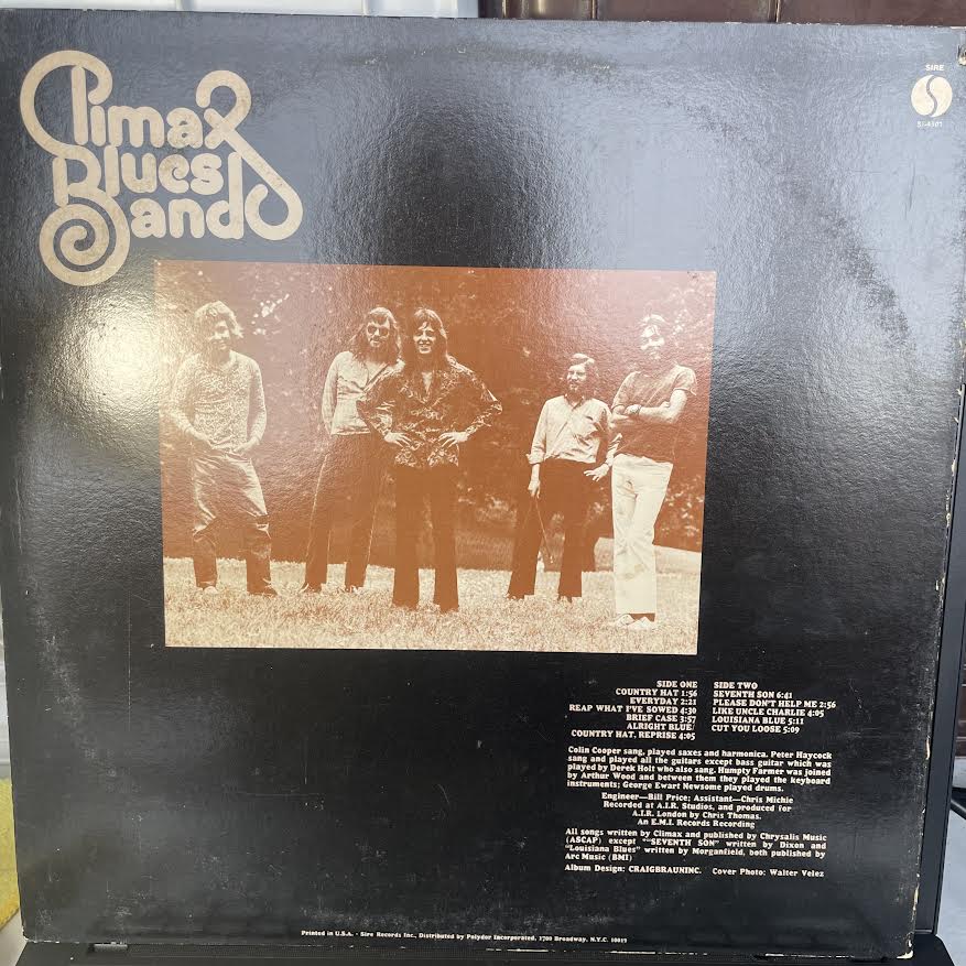Climax Blues Band - Climax Blues Band (VINYL) | Near Mint (NM) Very Good Plus (VG+)--