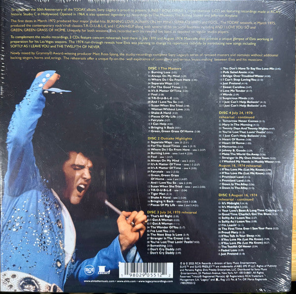 Elvis Presley - Sunset Boulevard (5xCD BOX) | Near Mint (NM) Near Mint (NM)-