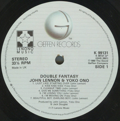 John Lennon & Yoko Ono - Double Fantasy (CD) | Near Mint (NM) Near Mint (NM)--