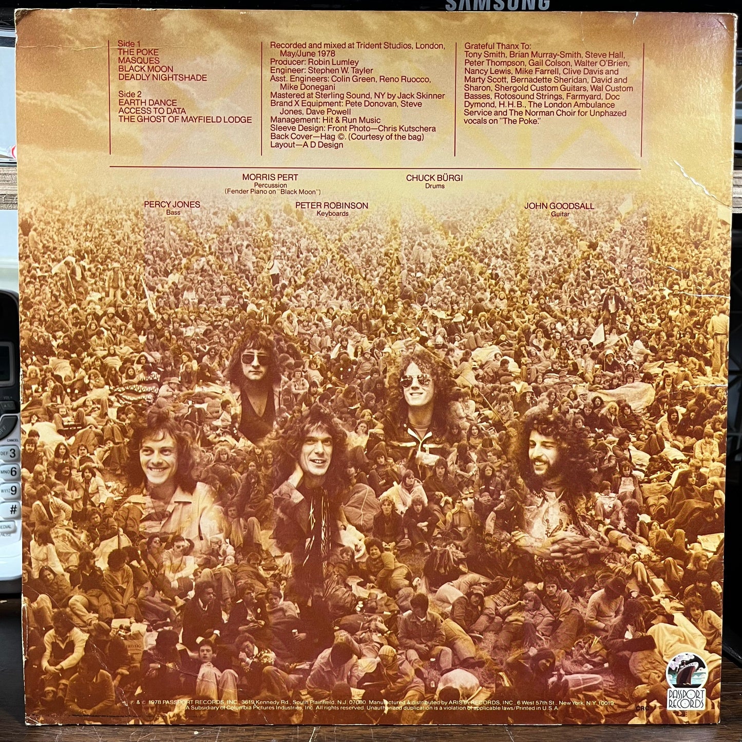 Brand X (3) - Masques (LP) | Near Mint (NM) Very Good Plus (VG+)-
