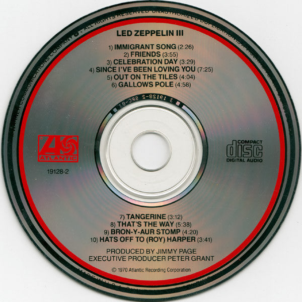 Led Zeppelin - Led Zeppelin III (CD) | Near Mint (NM) Near Mint (NM)--