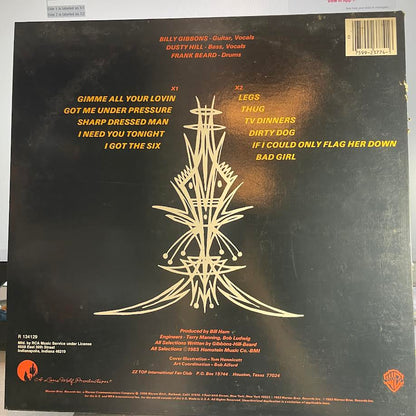 ZZ Top - Eliminator (VINYL) | Near Mint (NM) Excellent+ (EX+)--