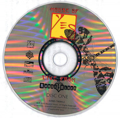 Yes - House Of Yes. Live From House Of Blues (2XCD) | Near Mint (NM) Near Mint (NM)-