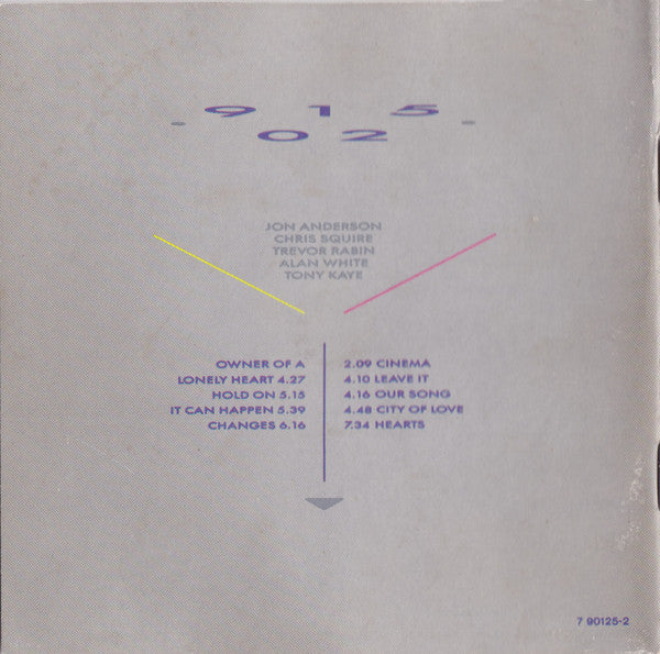 Yes - 90125 | Near Mint (NM) Near Mint (NM)-