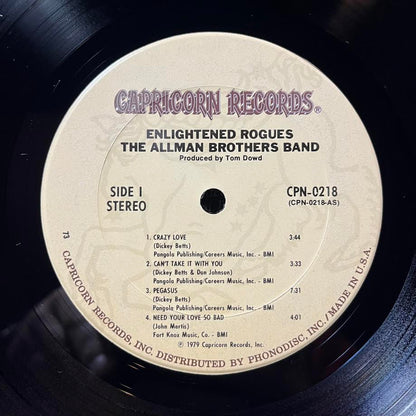 The Allman Brothers Band - Enlightened Rogues (VINYL) | Near Mint (NM) Near Mint (NM)-