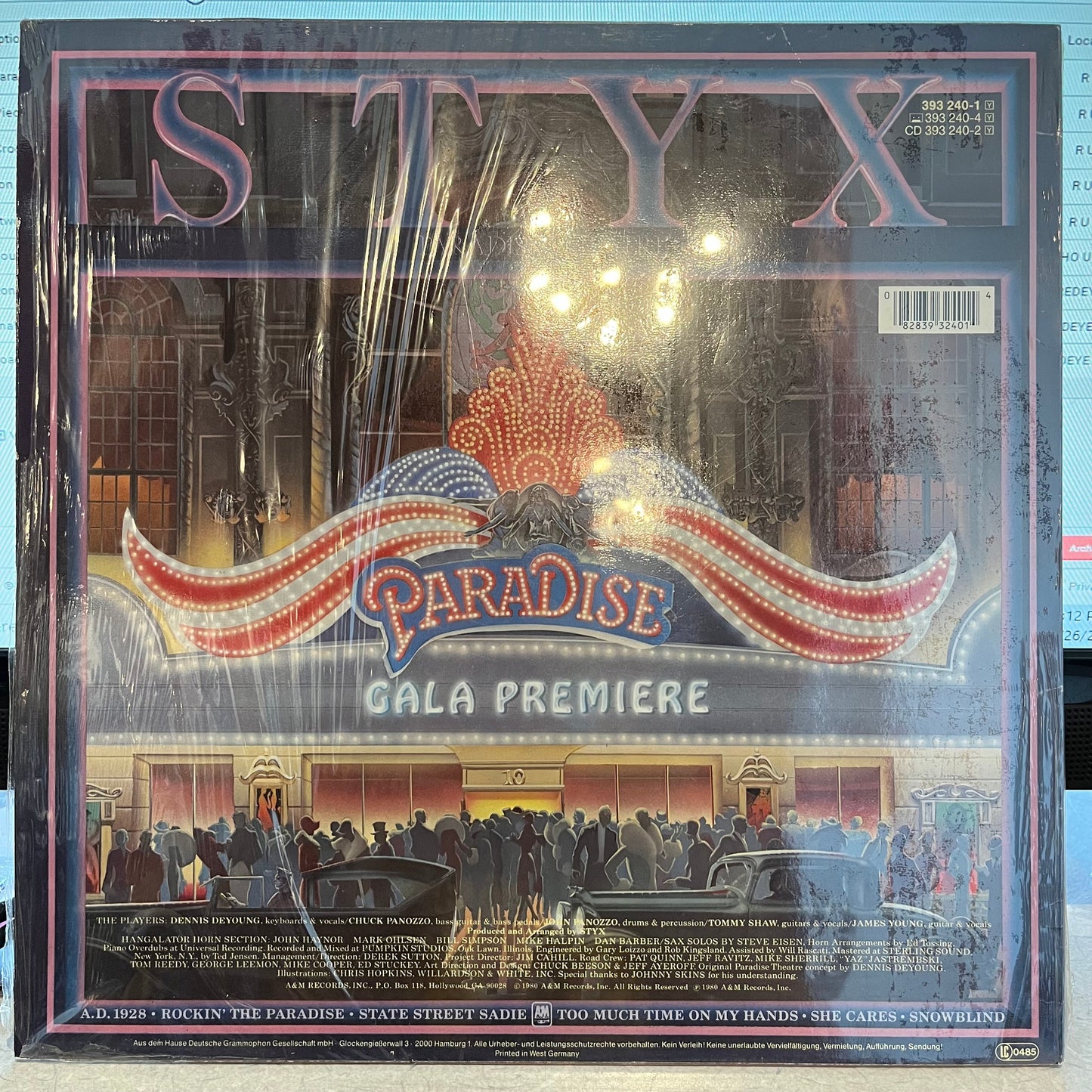 Styx - Paradise Theatre *GERMAN* | Near Mint (NM) Near Mint (NM)-