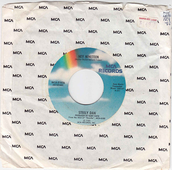 Steely Dan - Hey Nineteen (7") | Near Mint (NM) Near Mint (NM)--
