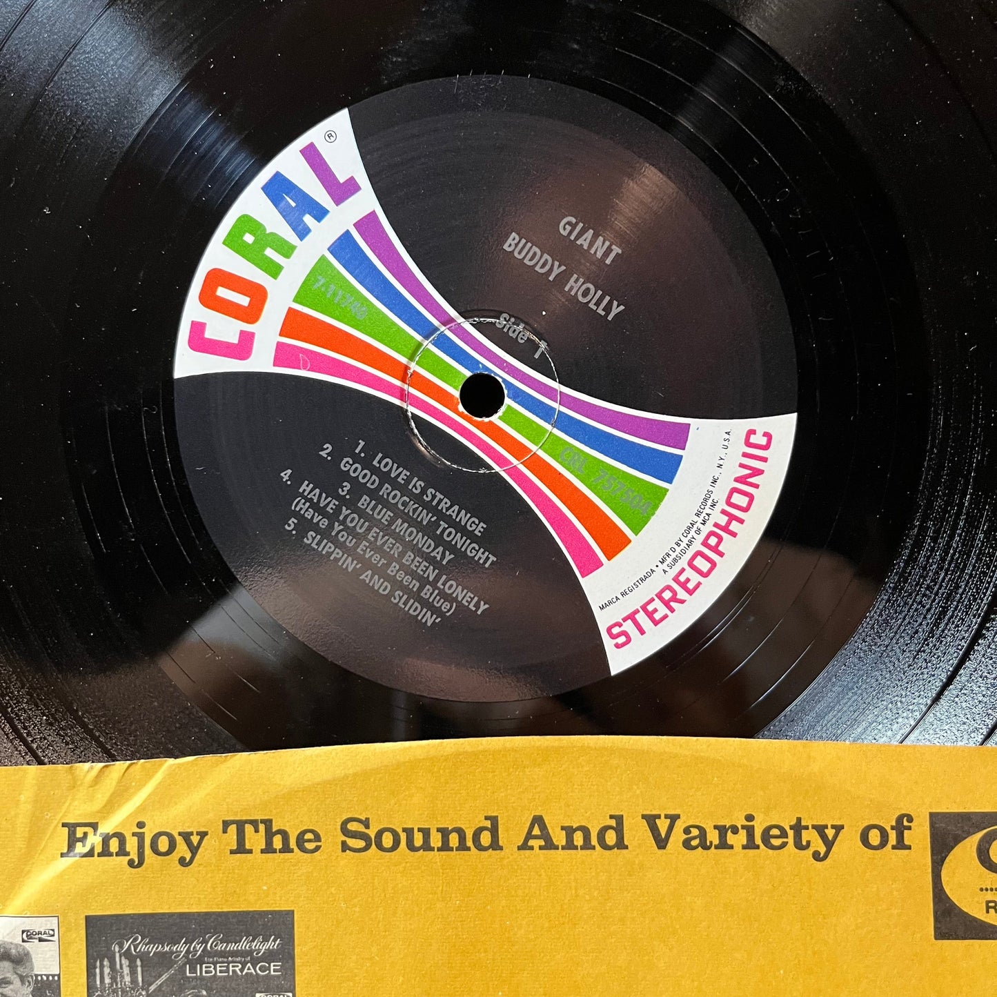Buddy Holly - Giant (VINYL LP CORAL CRL 757504 1969) | USED--