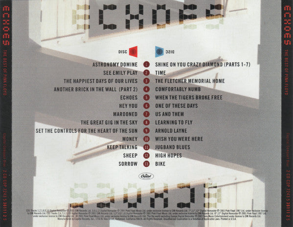 Pink Floyd - Echoes (The Best Of Pink Floyd) (2xCD) | Near Mint (NM) Near Mint (NM)-