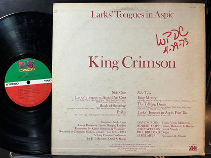 King Crimson - Larks' Tongues In Aspic (VINYL) | Near Mint (NM) Very Good Plus (VG+)--