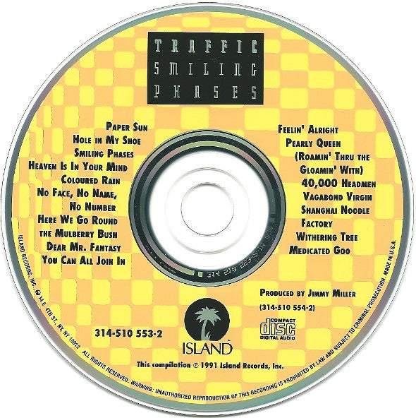 Traffic - Smiling Phases *2XCD* | Near Mint (NM) Near Mint (NM)-
