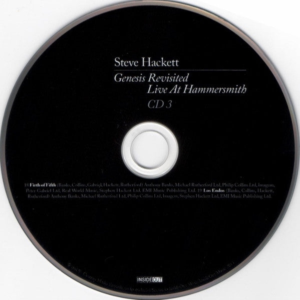 Steve Hackett - Genesis Revisited: Live At Hammersmith (3xCD / 2xDVD) | Near Mint (NM) Near Mint (NM)--