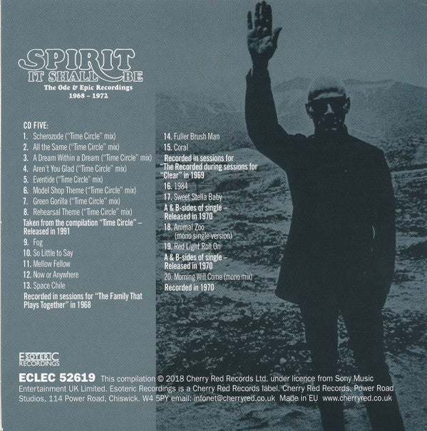 Spirit (8) - It Shall Be: The Ode & Epic Recordings 1968-1972 *5XCD BOX* | Excellent (EX) Near Mint (NM)--