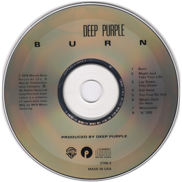 Deep Purple - Burn (CD) | Near Mint (NM) Near Mint (NM)-
