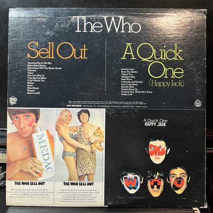 The Who - A Quick One (Happy Jack) / The Who Sell Out (VINYL 2xLP MCA MCA2-4067) | USED Near Mint (NM or M-) Very Good Plus (VG+)--