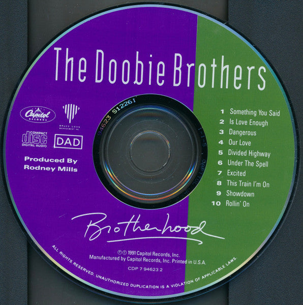 The Doobie Brothers - Brotherhood (CD) | Near Mint (NM or M-)--