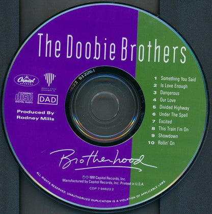 The Doobie Brothers - Brotherhood (CD) | Near Mint (NM or M-)--