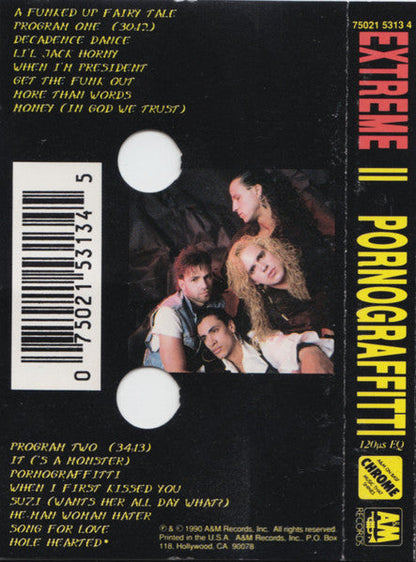 Extreme (2) - Extreme II: Pornograffitti *CASSETTE* | Near Mint (NM) Near Mint (NM)--