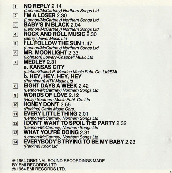 The Beatles - Beatles For Sale *CD-GERMANY* | Near Mint (NM) Near Mint (NM)-