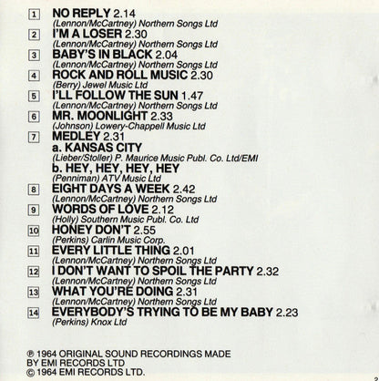 The Beatles - Beatles For Sale *CD-GERMANY* | Near Mint (NM) Near Mint (NM)-