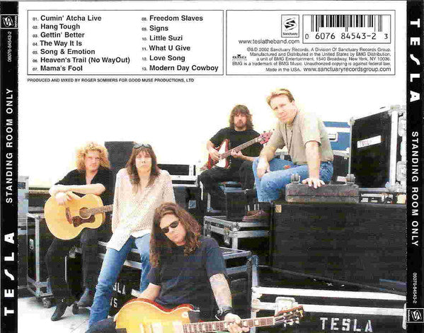 Tesla - Standing Room Only (CD) | Near Mint (NM or M-) Near Mint (NM)--
