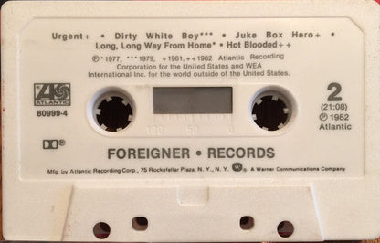 Foreigner - Records *CASSETTE* | Near Mint (NM) Near Mint (NM)-