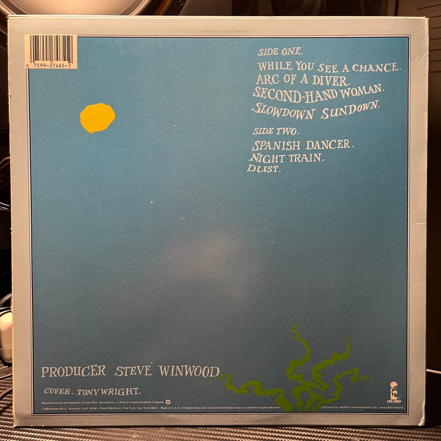 Steve Winwood - Arc Of A Diver | Near Mint (NM) Near Mint (NM)-