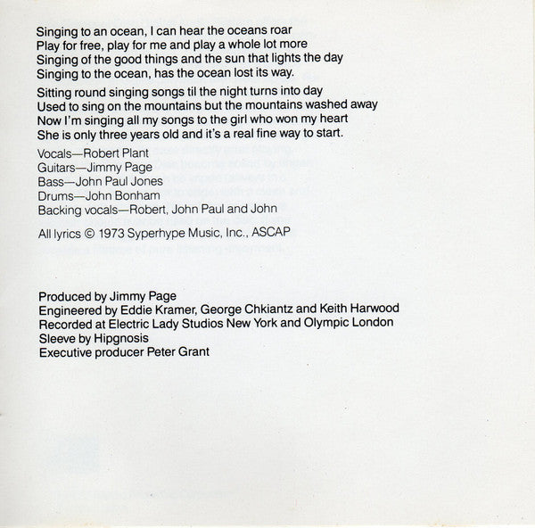 Led Zeppelin - Houses Of The Holy (CD) | Near Mint (NM or M-)--