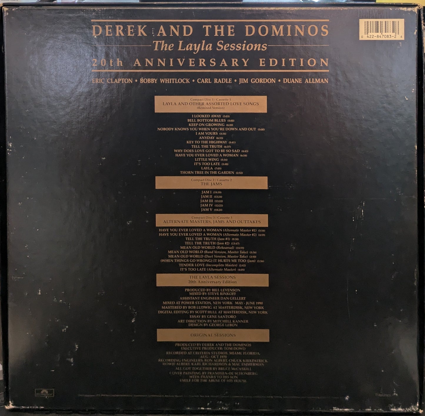 Derek & The Dominos - The Layla Sessions (3xCD BOX) | Near Mint (NM) Excellent (EX)-