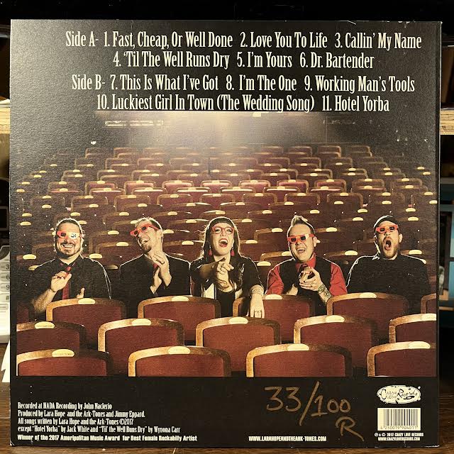 Lara Hope And The Ark-Tones - Love You To Life (TRANSPARENT RED VINYL) | Near Mint (NM or M-)--