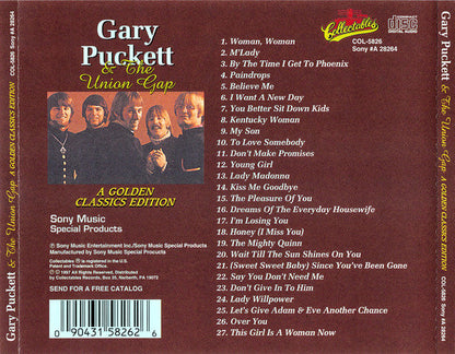 Gary Puckett & The Union Gap - A Golden Classics Edition (CD) | Near Mint (NM) Near Mint (NM)-