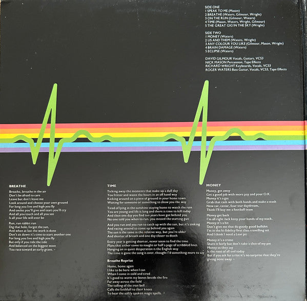 Pink Floyd - The Dark Side Of The Moon (VINYL) | Very Good Plus (VG+) Very Good (VG)--