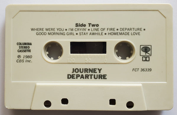 Journey - Departure (CASSETTE) | Very Good Plus (VG+) Excellent (EX)--