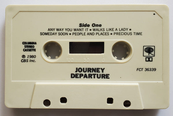 Journey - Departure (CASSETTE) | Very Good Plus (VG+) Excellent (EX)--
