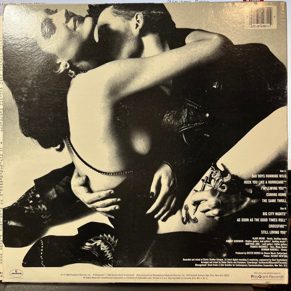 Scorpions - Love At First Sting (MISSPRESS VINYL) | Very Good Plus Plus (VG++) Very Good Plus (VG+)-