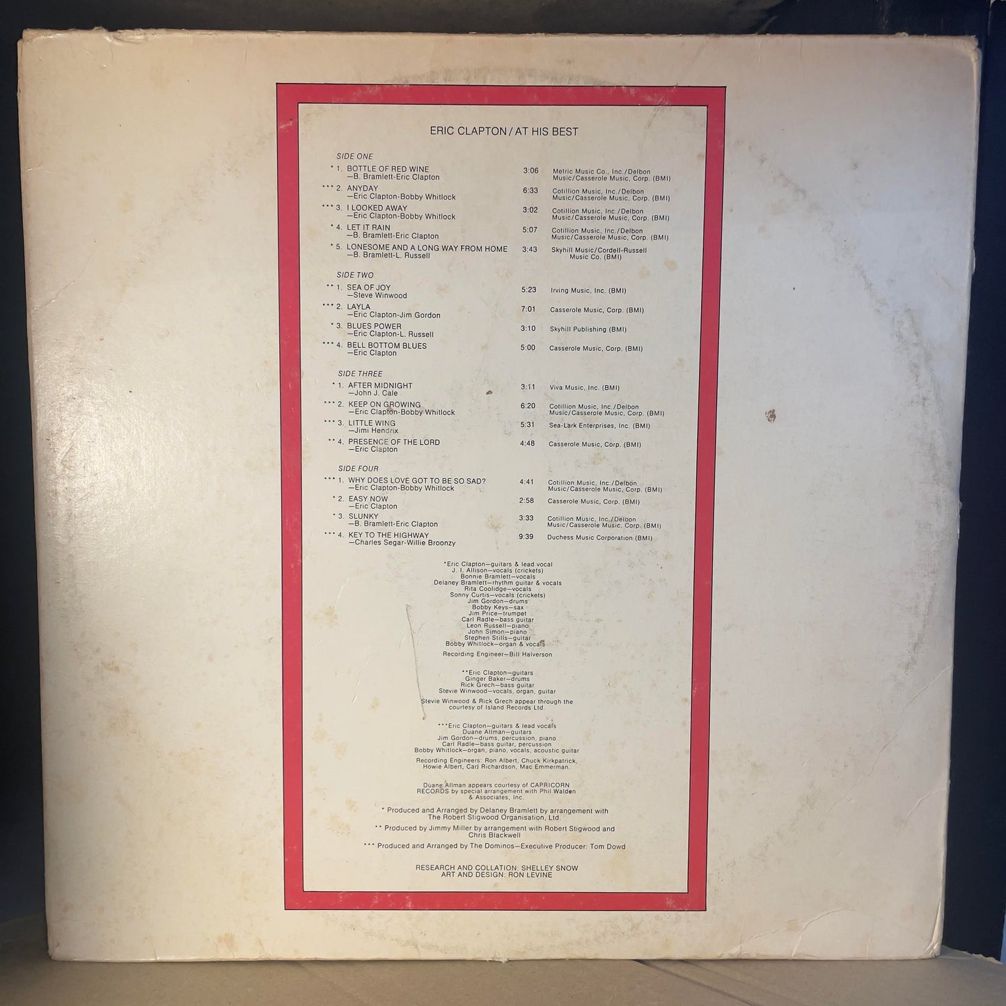 Eric Clapton - At His Best (2xVINYL) | Very Good (VG)-
