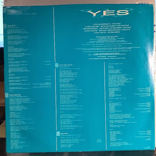 Yes - 90125 (SPECIALTY - VINYL) | Very Good Plus (VG+) Excellent (EX)-