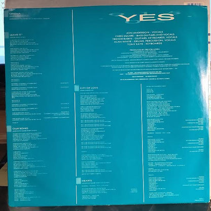 Yes - 90125 (SPECIALTY - VINYL) | Very Good Plus (VG+) Excellent (EX)-