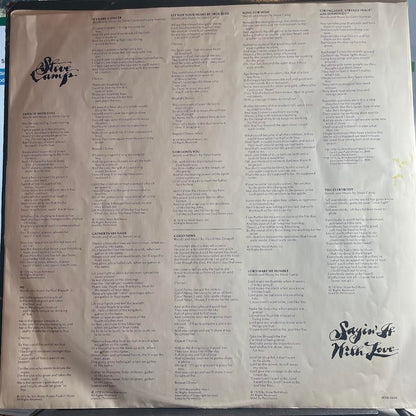 Steve Camp - Sayin' It With Love (VINYL) | Very Good Plus (VG+) Very Good Plus (VG+)--