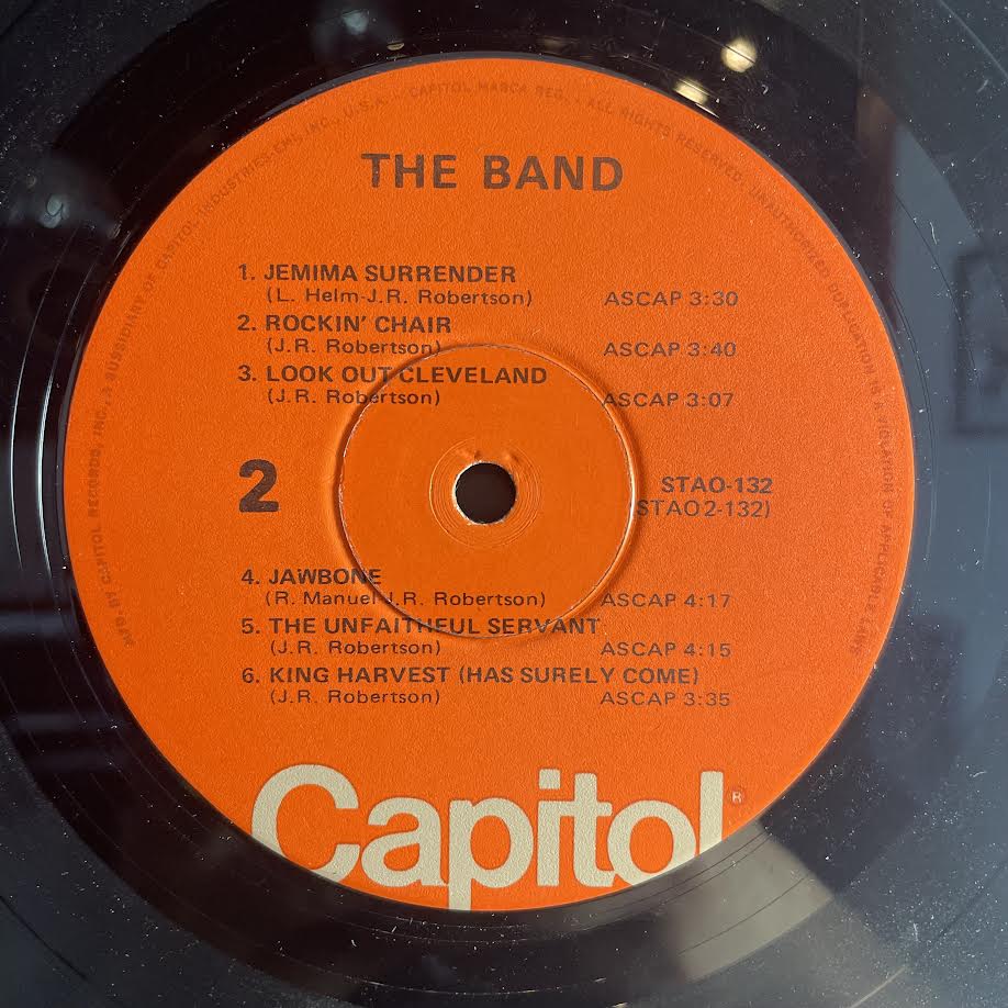 The Band - The Band (VINYL) | Very Good Plus Plus (VG++) Very Good Plus (VG+)--