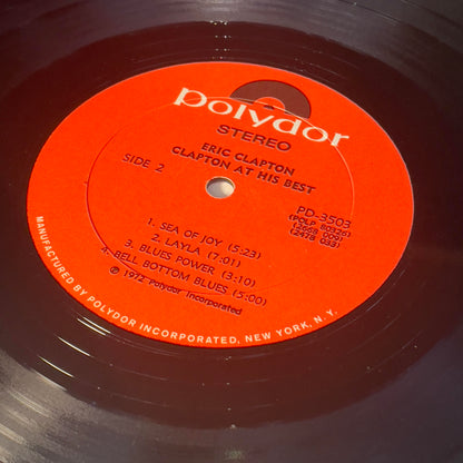 Eric Clapton - At His Best (2xVINYL) | Very Good (VG)-