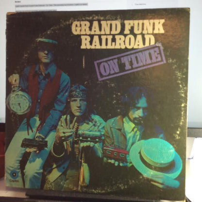 Grand Funk Railroad - On Time ( VINYL LP ST-307) | USED Very Good Plus (VG+) Very Good (VG)--