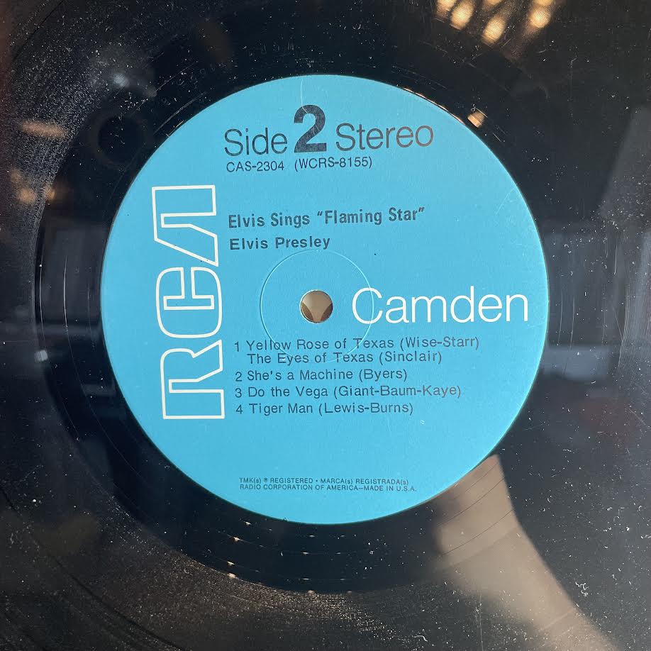 Elvis Presley - Elvis Sings Flaming Star (VINYL) | Very Good Plus (VG+) Excellent+ (EX+)--