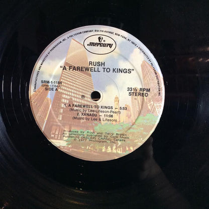 Rush - A Farewell To Kings ( VINYL LP Mercury – SRM-1-1184) | USED Very Good Plus (VG+) Excellent (EX)--